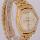 1980 Rolex Day-Date President 36mm Champagne BARK Quickset 18K Gold Watch 18078