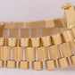 1980 Rolex Day-Date President 36mm Champagne BARK Quickset 18K Gold Watch 18078