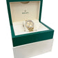 Rolex Day-Date II President 41mm Champagne DIAMOND BEZEL 18K 218238 Watch BOX