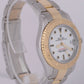 MINT Rolex Yacht-Master Two-Tone 35mm White Mid-Size 18K Stainless 68623 Watch