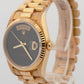 1996 Rolex Day-Date President FACTORY BLACK ONYX 36mm 18K Yellow Gold 18238