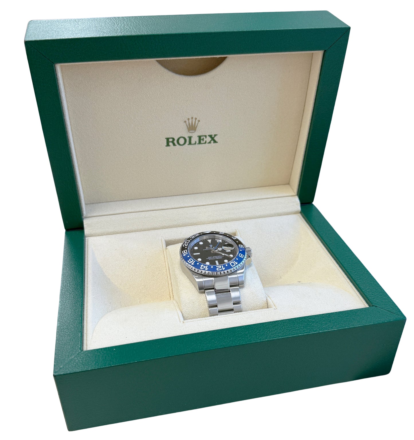 Rolex GMT-Master II Blue Black Batman Stainless Ceramic 40mm 116710 LN Watch BOX