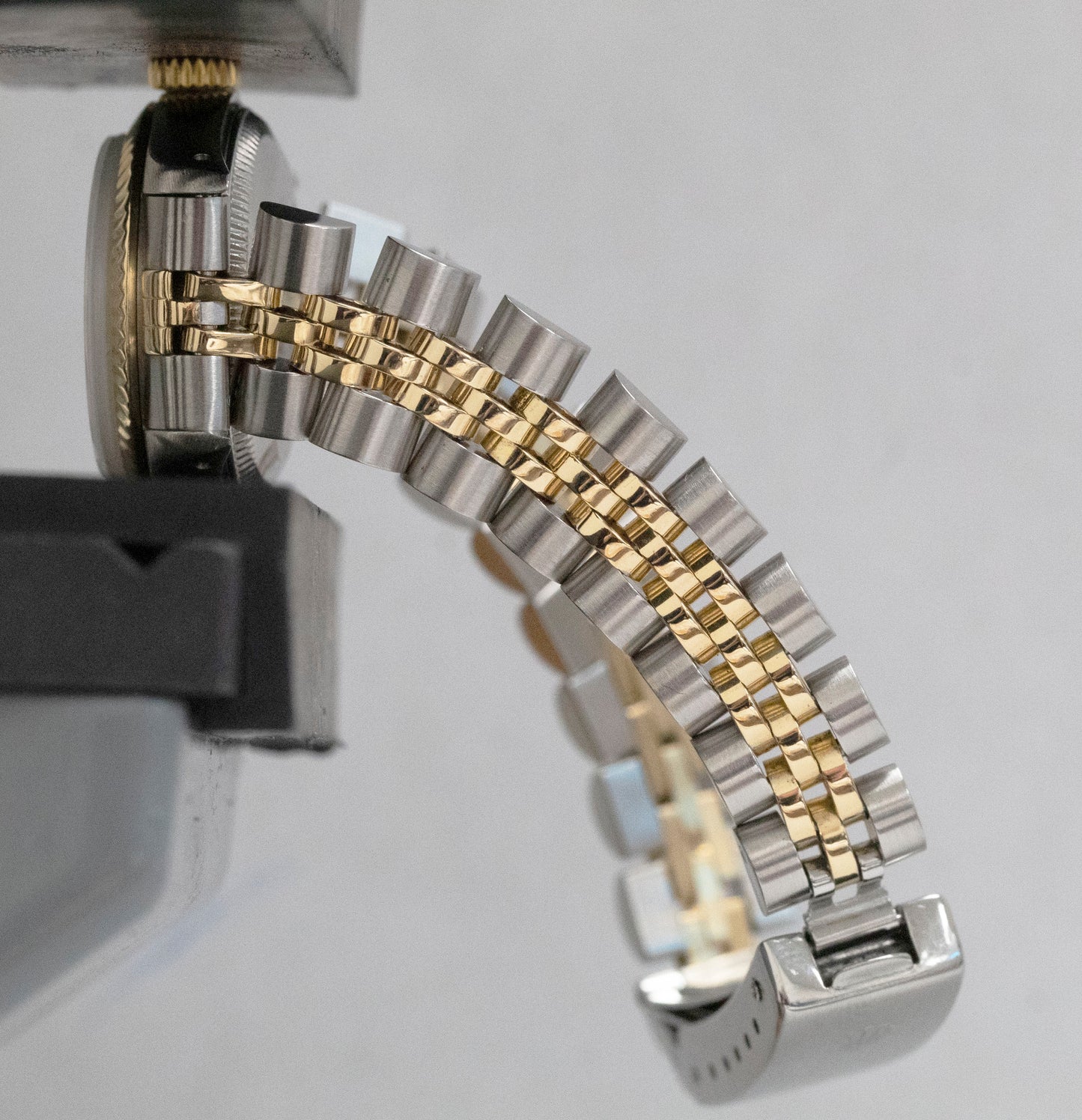 Rolex Oyster Perpetual 24mm BLUE DIAMOND Two-Tone 18K Gold Jubilee Watch 67193