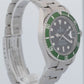 UNPOLISHED Rolex Submariner Date 40mm Kermit Green No-Holes Watch 16610 LV BOX