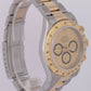 MINT 1988 Rolex Daytona 40 Champagne INVERTED 6 Two-Tone Gold Steel Watch 16523