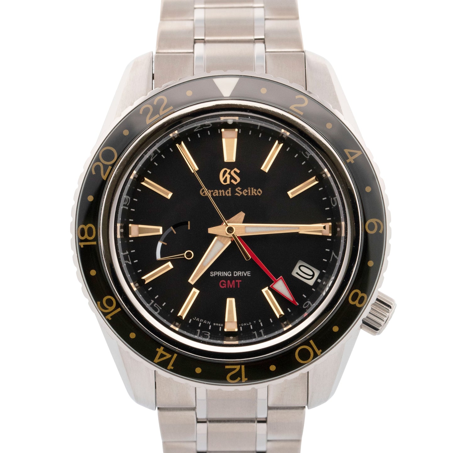 MINT PAPERS Grand Seiko Spring Drive GMT SBGE215 44mm Titanium 9R66 Watch BOX