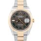 2023 Rolex DateJust WIMBLEDON Fluted 36mm 18K Yellow Gold Oyster Watch 126233