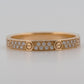 2025 PAPERS Cartier LOVE Ring Paved DIAMOND 18K Yellow Gold Size 51 AU 750 BOX