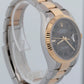 2023 Rolex DateJust WIMBLEDON Fluted 36mm 18K Yellow Gold Oyster Watch 126233