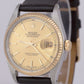 MINT PAPERS Rolex DateJust 36mm Two-Tone Steel Yellow Gold CHAMPAGNE 16013 BOX