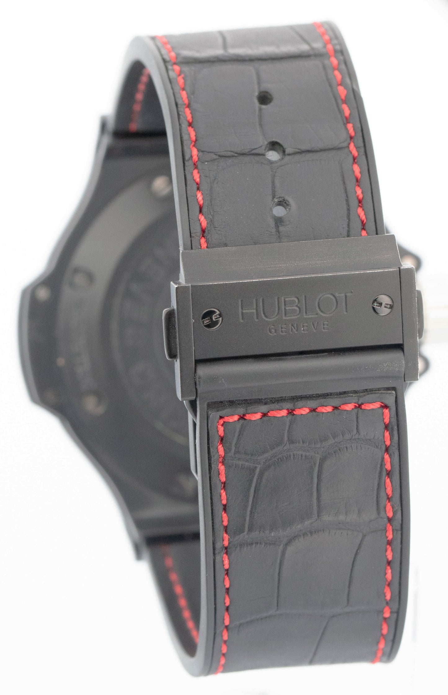 PAPERS Hublot Big Bang 48mm Black Red Titanium Ceramic 322.CI.1123.GR Watch BOX