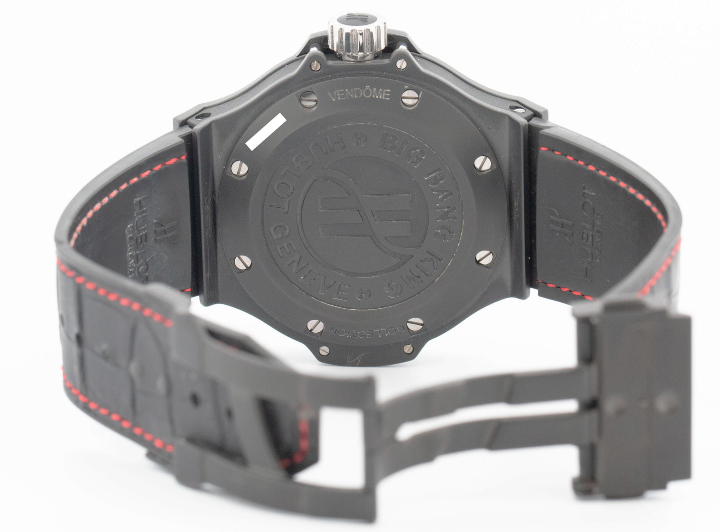 PAPERS Hublot Big Bang 48mm Black Red Titanium Ceramic 322.CI.1123.GR Watch BOX