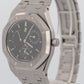 2026 AP SERVICE Audemars Piguet Royal Oak Dual Time Black 36mm 25730ST Watch BOX