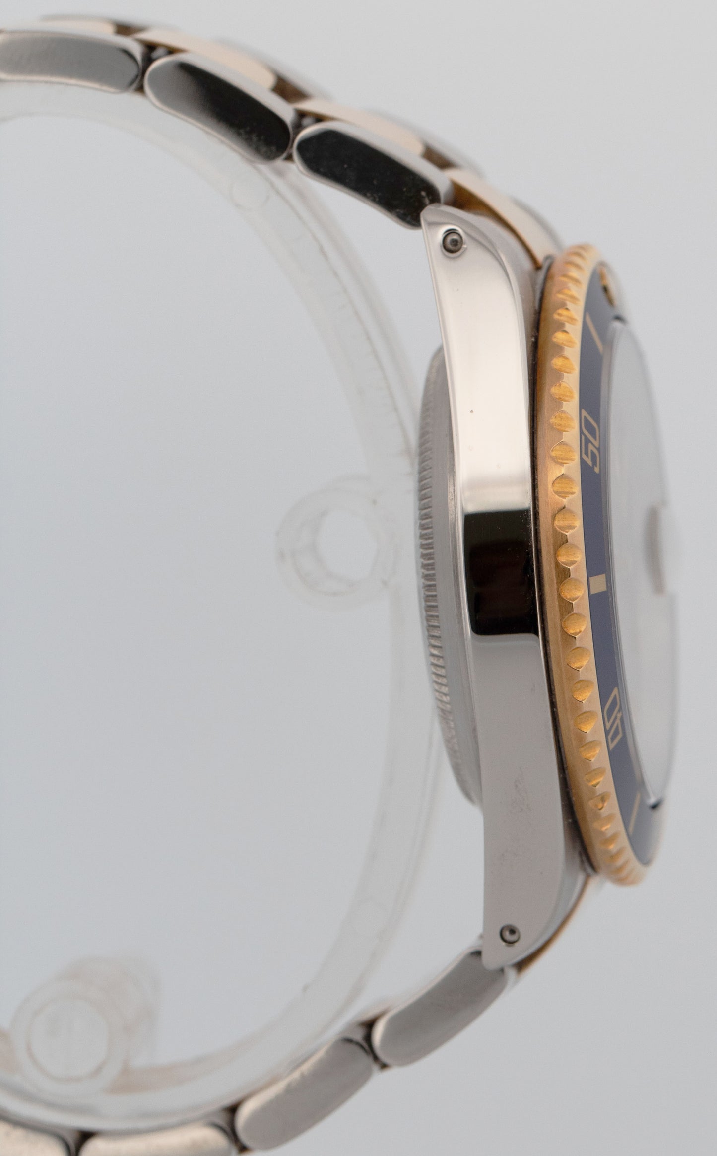 Rolex Submariner Date SERTI SLATE DIAMOND 40mm 18K GOLD BUCKLE Steel 16613 Watch