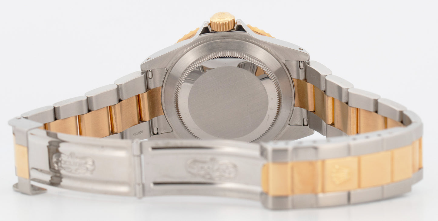 Rolex Submariner Date SERTI SLATE DIAMOND 40mm 18K GOLD BUCKLE Steel 16613 Watch