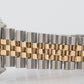1985 Rolex DateJust 36mm Champagne Tapestry Jubilee Gold Two-Tone Watch 16013