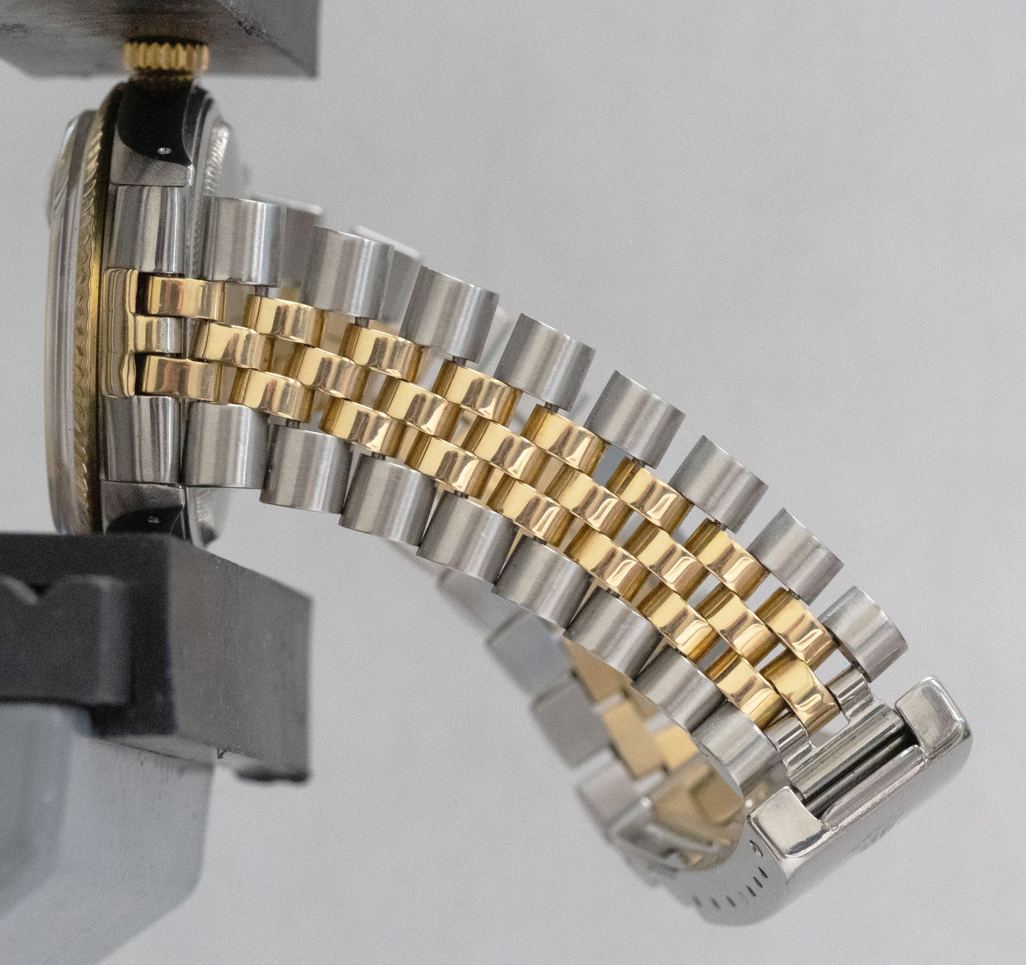 1985 Rolex DateJust 36mm Champagne Tapestry Jubilee Gold Two-Tone Watch 16013