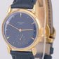 VINTAGE Patek Philippe Calatrava 1578 35mm Spider Lugs Blue Manual 18K Watch