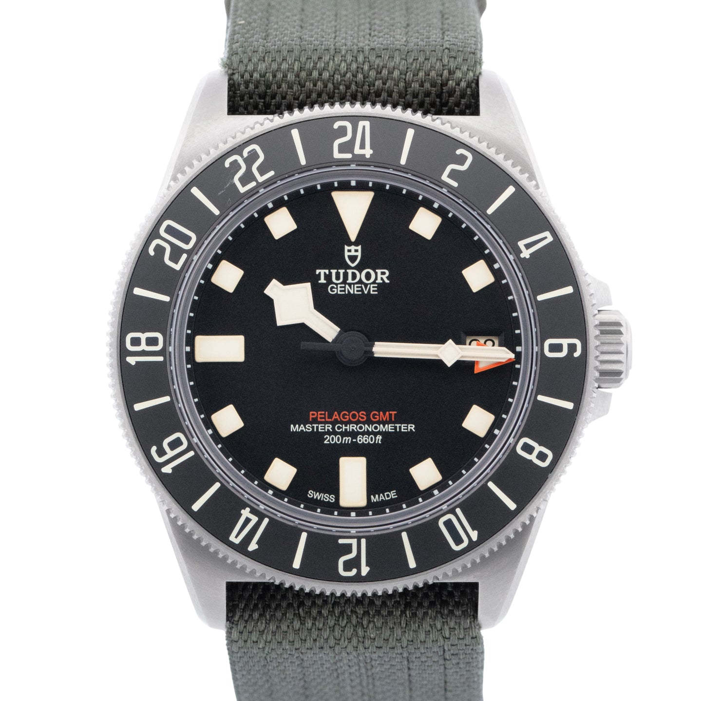 PAPERS Tudor Pelagos FXD GMT Black Titanium 2542G247NU 42mm Date Dive Watch BOX