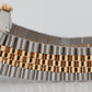 Rolex DateJust 16233 36mm BLUE COMPUTER JUBILEE Two-Tone 18K Yellow Gold Watch