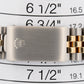 Rolex DateJust 16233 36mm BLUE COMPUTER JUBILEE Two-Tone 18K Yellow Gold Watch