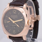 MINT PAPERS Panerai Radiomir PAM00624 45mm 10 Days GMT Oro Rosso 18K Watch BOX