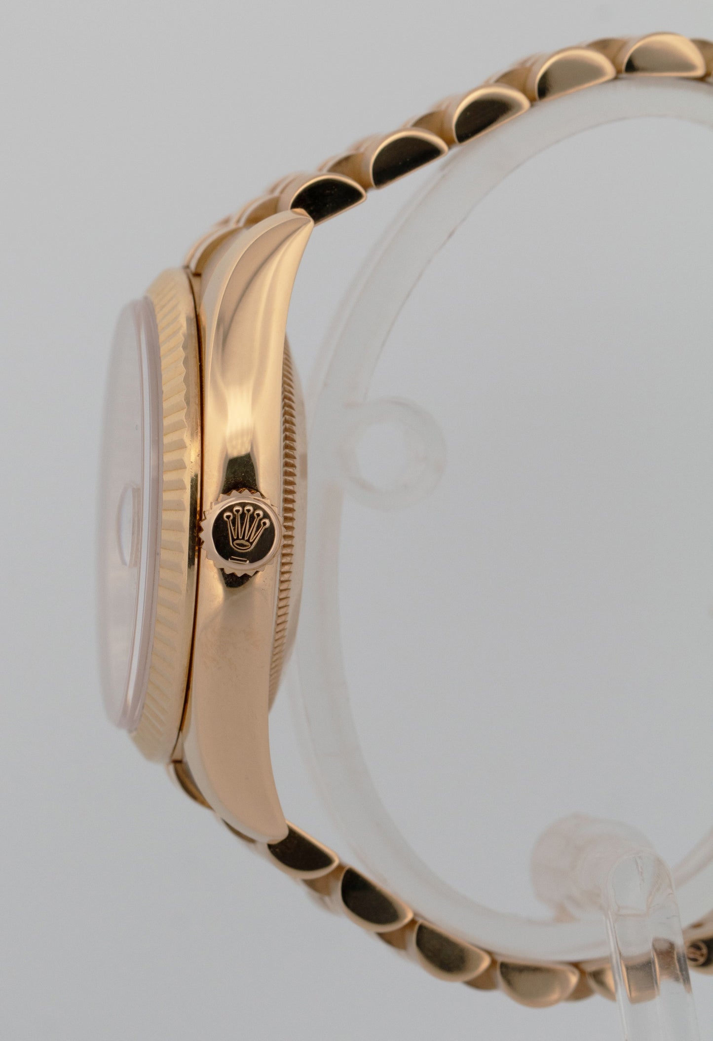 PAPERS Rolex DateJust 36mm CHAMPAGNE JUBILEE DIAMOND 18K Gold 116238 Watch BOX