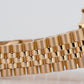 PAPERS Rolex DateJust 36mm CHAMPAGNE JUBILEE DIAMOND 18K Gold 116238 Watch BOX