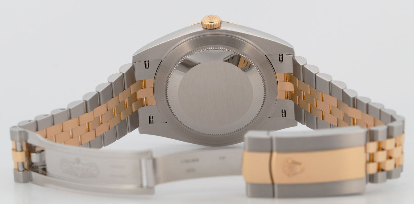 NEW UNWORN PAPERS Rolex DateJust 41mm WIMBLEDON 18K JUBILEE Fluted 126333 BOX