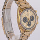 Vintage Movado Datron HS360 Sub-Sea 38mm Chronograph Gold Plated Automatic Watch