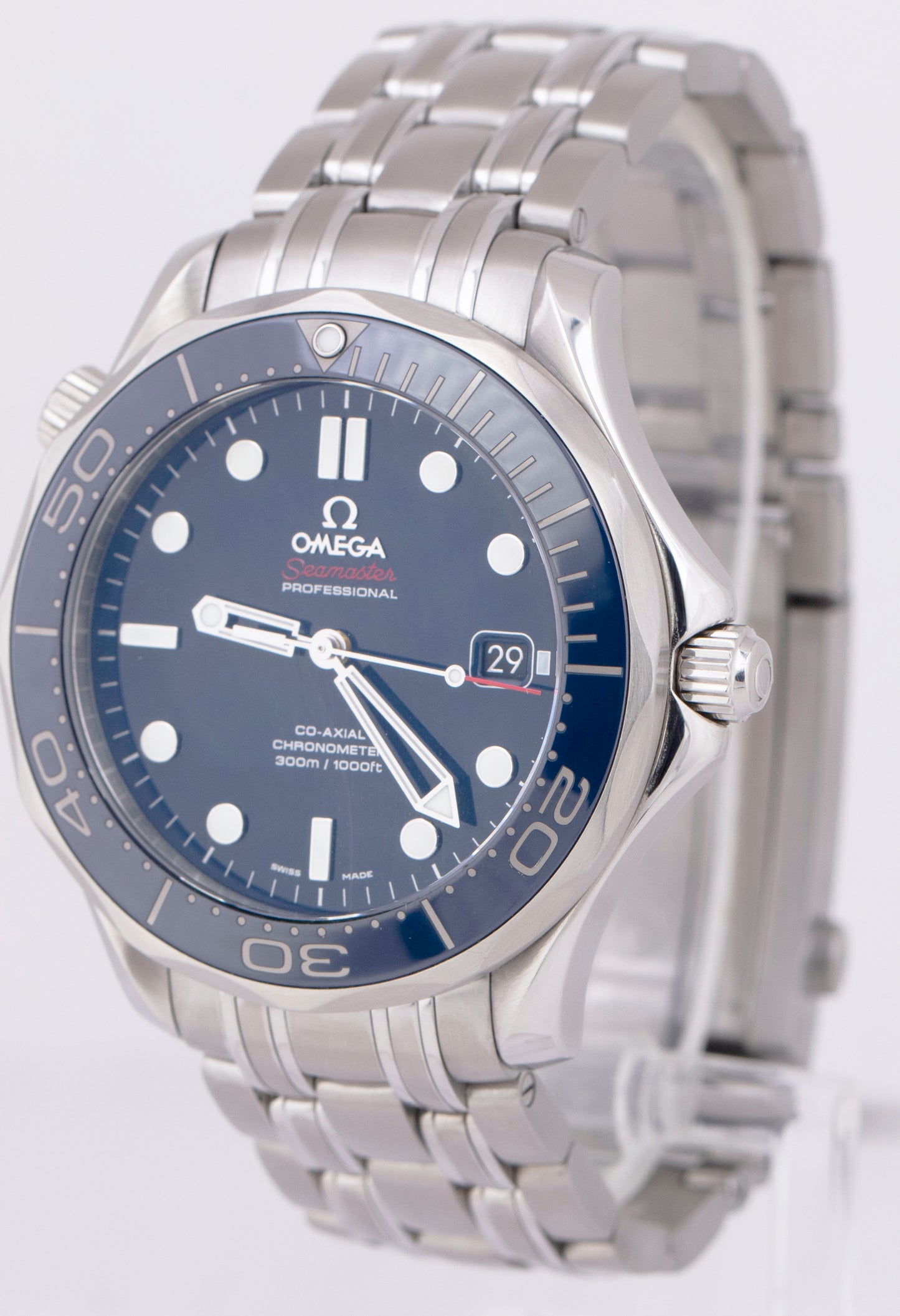 MINT PAPERS Omega Seamaster Professional BLUE 41mm Date 212.30.41.20.03.001 BOX