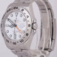 MINT 2020 PAPERS Rolex Explorer II 42mm 216570 POLAR WHITE Orange GMT Watch BOX