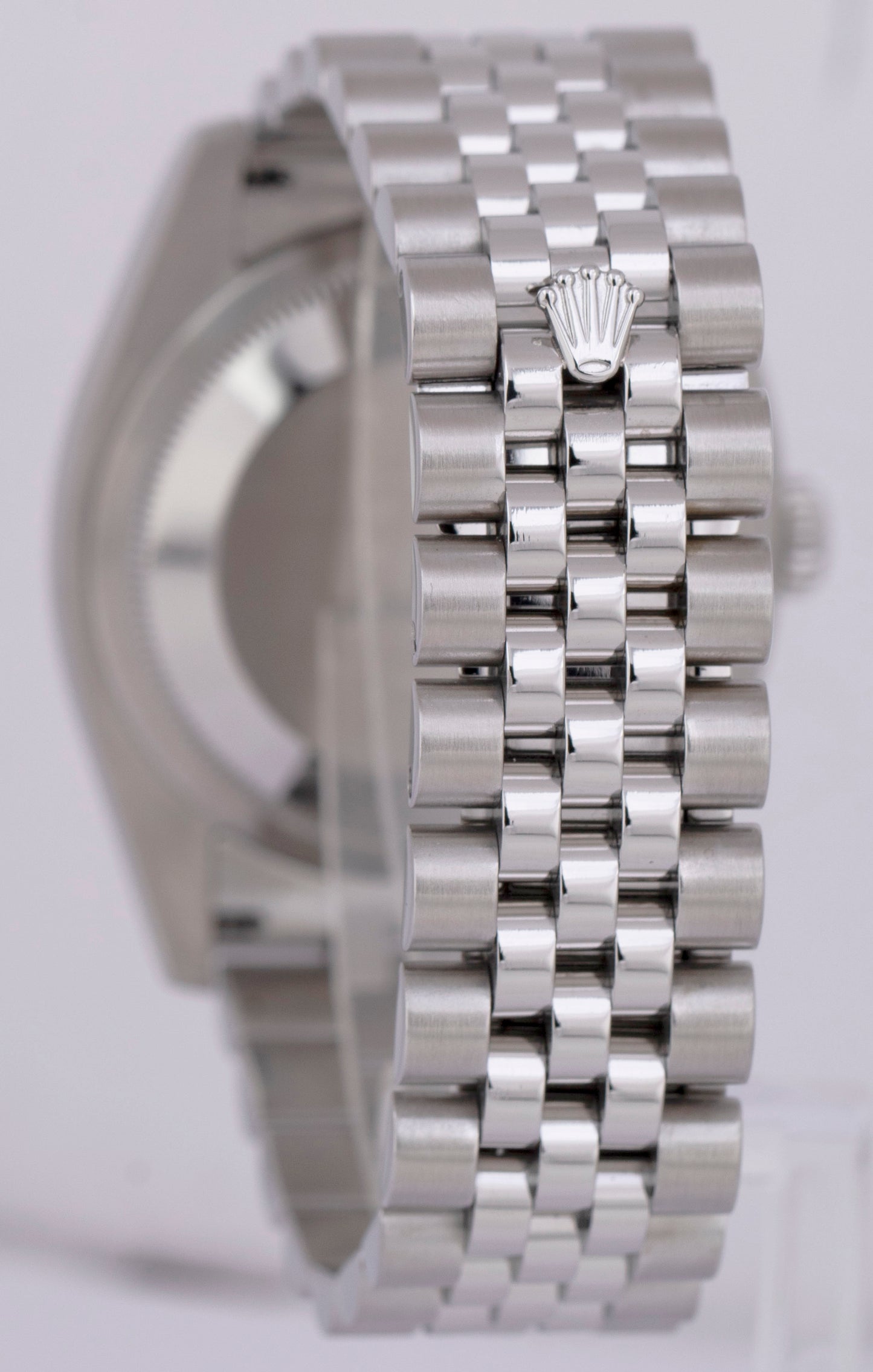MINT Rolex DateJust FACTORY PINK MOP 36mm 18K DIAMOND BEZEL Jubilee Watch 116244