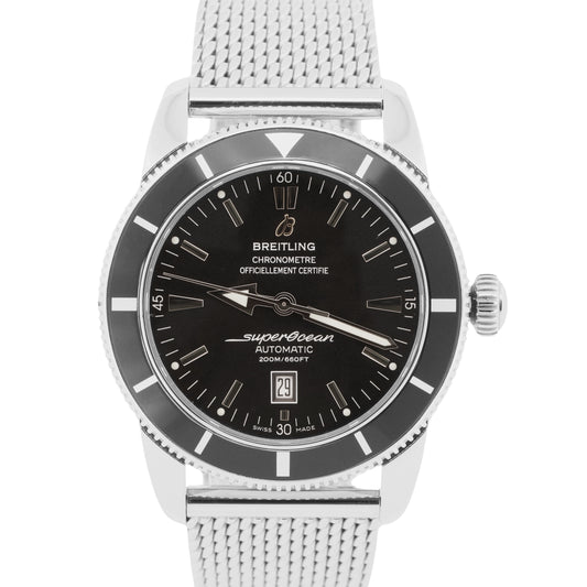 Breitling Superocean Heritage BLACK Automatic Stainless Steel Date 46mm A17320