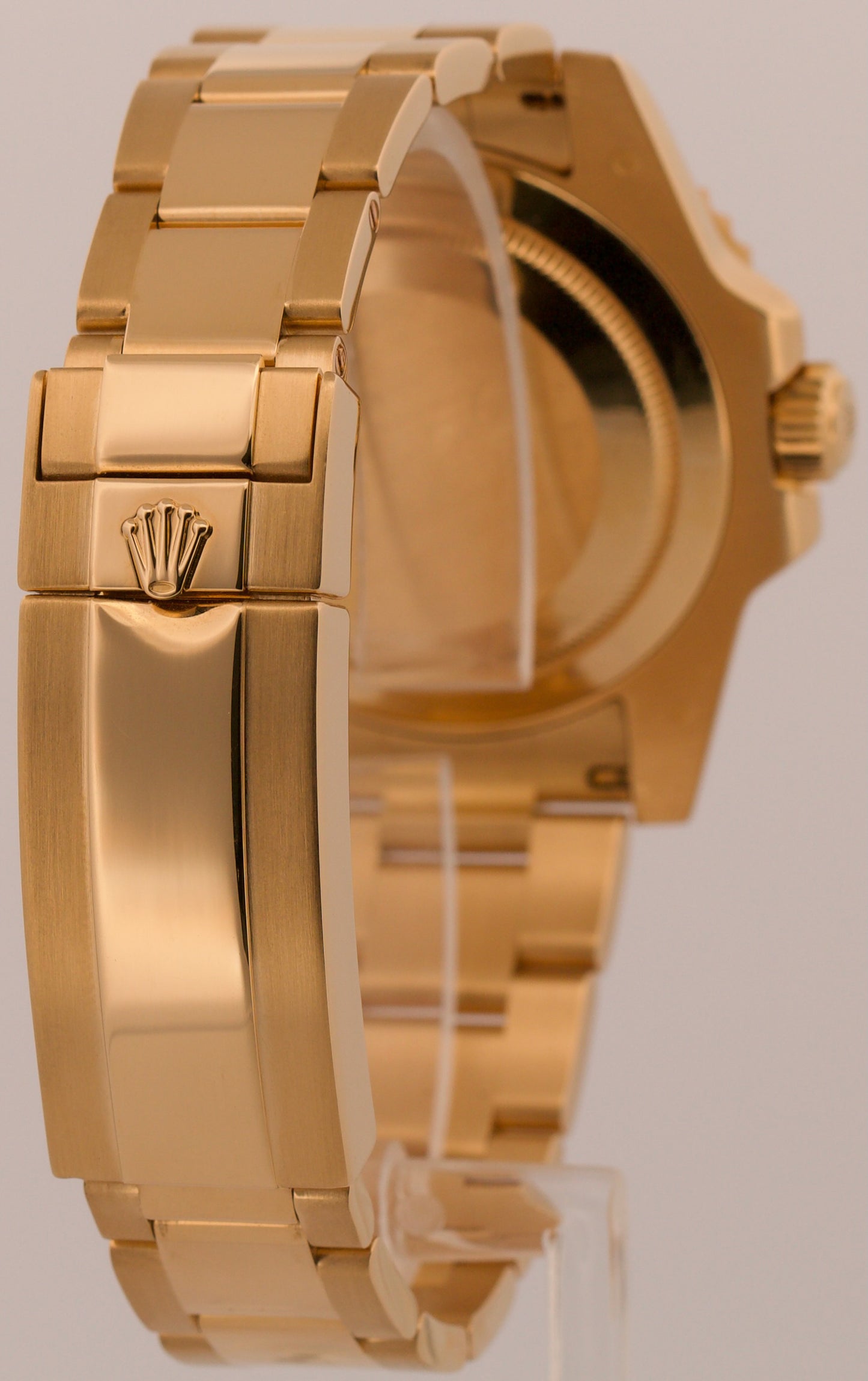 Rolex Submariner Date 40mm BLUE Ceramic 18K Yellow Gold Oyster Watch 116618 LB