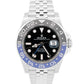 Rolex GMT-Master II BATGIRL Blue Black JUBILEE Ceramic Steel 40mm 126710 BLNR