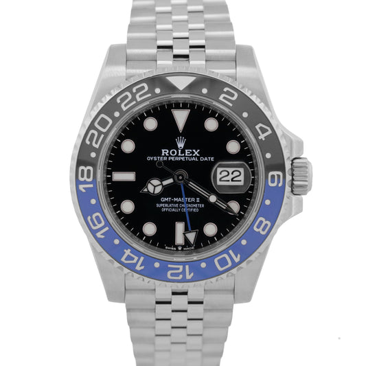 2020 Rolex GMT-Master II 126710 BLNR Batgirl Blue Jubilee 40mm Watch Box Papers