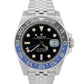 Rolex GMT-Master II BATGIRL Blue Black JUBILEE Ceramic 40mm 126710 BLNR BOX