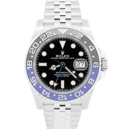 2019 PAPERS Rolex GMT-Master II BATGIRL Blue Steel JUBILEE 40mm 126710 BLNR BOX