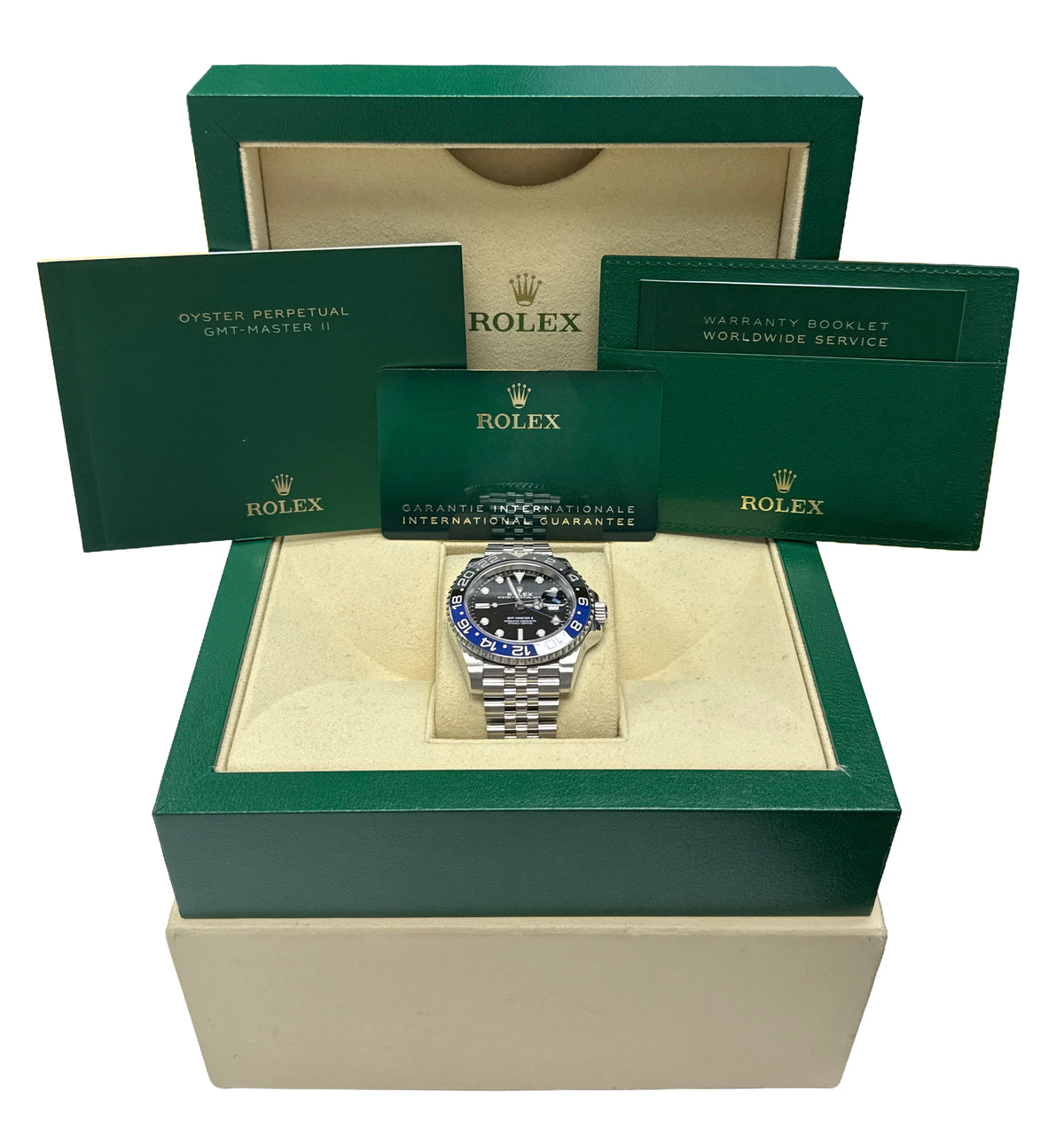 2020 Rolex GMT-Master II 126710 BLNR Batgirl Blue Jubilee 40mm Watch Box Papers
