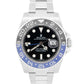 NOS STICKERED PAPERS Rolex GMT-Master II BATMAN Blue Steel 40mm 116710 B BOX