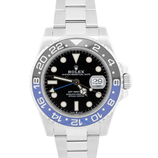 Rolex GMT-Master II 126710 BLNR Batman Blue Black Steel Ceramic 40mm Watch