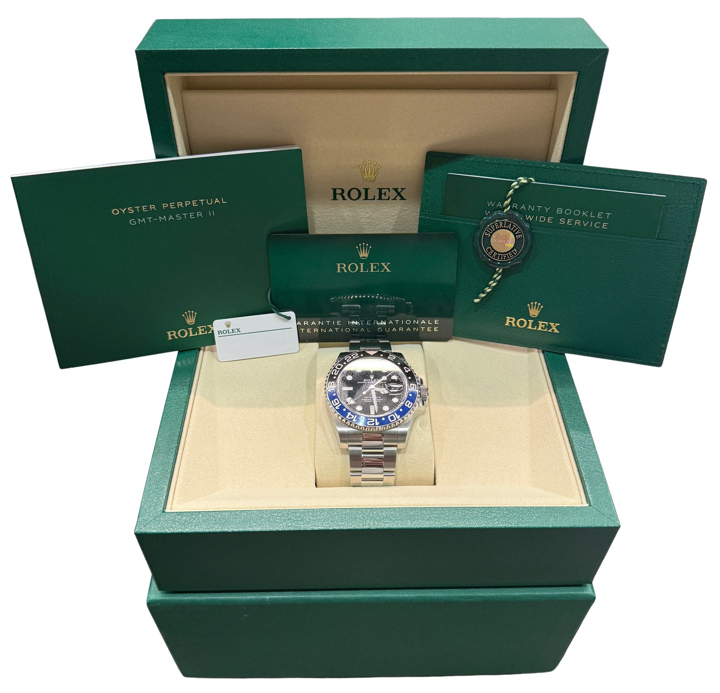 NEW 2026 PAPERS Rolex GMT-Master II BATMAN 40mm OYSTER Steel 126710 BLNR BOX