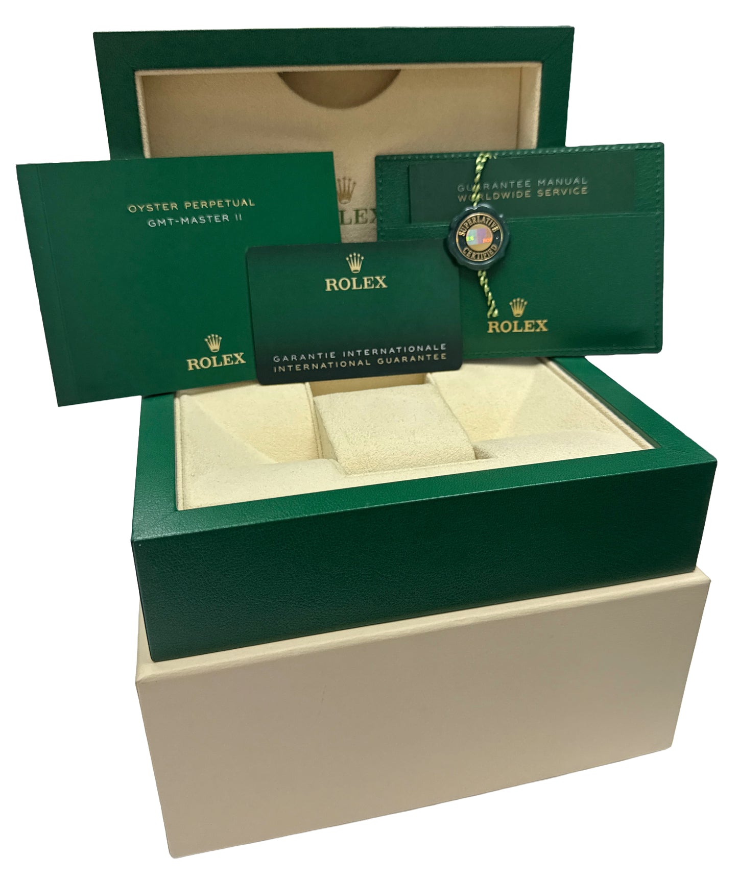 2024 PAPERS Rolex GMT-Master II BATMAN Blue Black OYSTER 40mm 126710 BLNR BOX