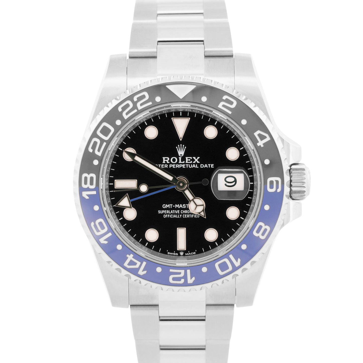 NEW 2026 PAPERS Rolex GMT-Master II BATMAN 40mm OYSTER Steel 126710 BLNR BOX