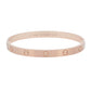 MINT 2024 PAPERS Cartier LOVE Bracelet BRUSHED 18K ROSE Gold Size 19 AU 750 BOX