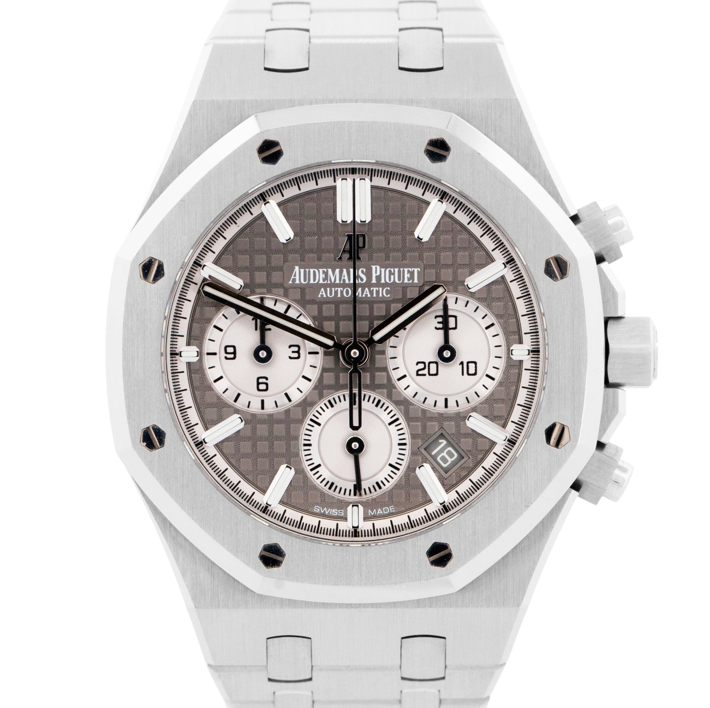 PAPERS Audemars Piguet Royal Oak Chronograph 38mm 26315ST.OO.1256ST.02 Watch BOX