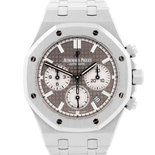 PAPERS Audemars Piguet Royal Oak Chronograph 38mm 26315ST.OO.1256ST.02 Watch BOX