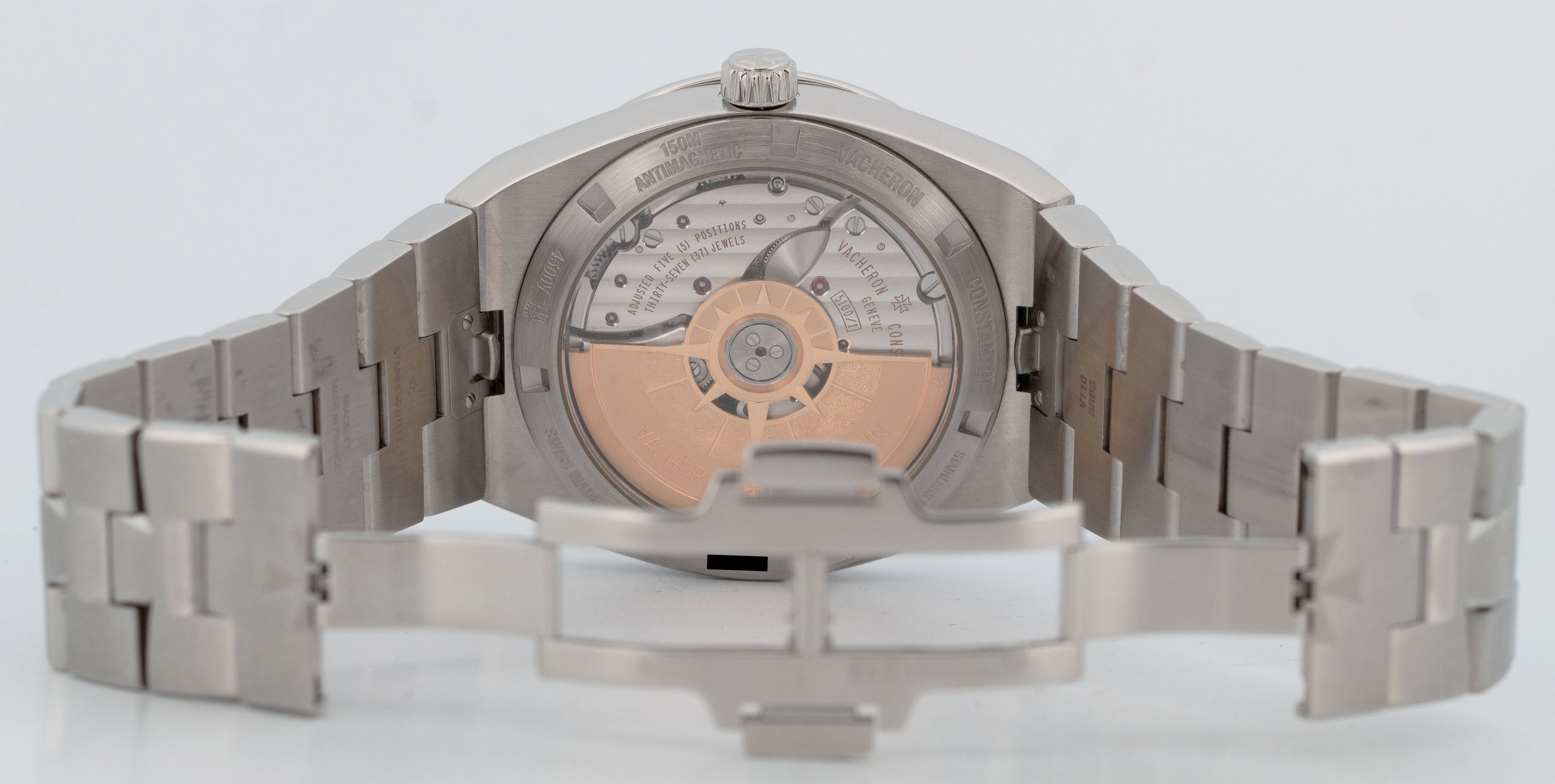 VACHERON CONSTANTIN ブラックボックス付き Vacheron Constantin Overseas 4500V Black Dial Steel 41mm 2021