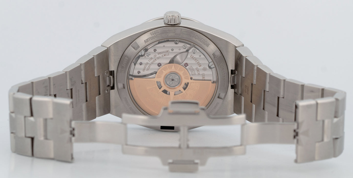 PAPERS Vacheron Constantin Overseas Black 41mm Stainless Steel 4500V Watch BOX